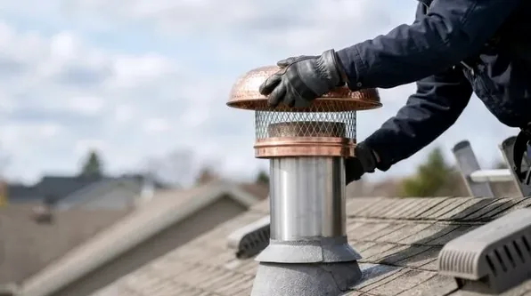New chimney cap in Norwich Township